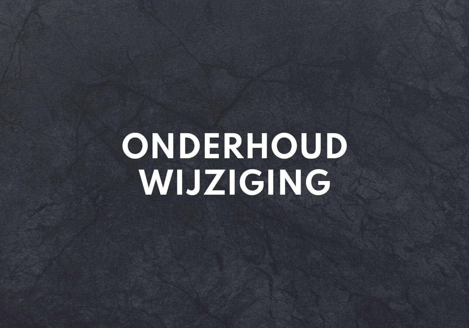 Onderhoud