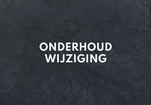 Onderhoud